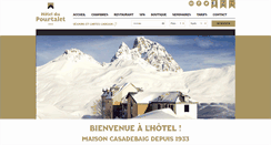 Desktop Screenshot of hotel-pourtalet.com